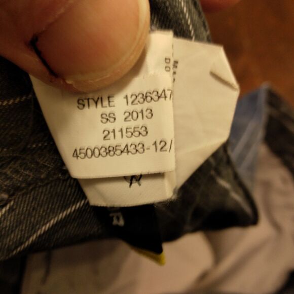 Under Armour shorts mens 34 gray striped flat front polyester golf 1236347 - Picture 8 of 9